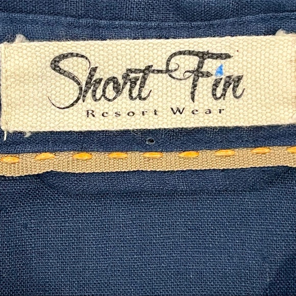 100% Linen Shirt - Short Fin Resort Wear - Picture 12 of 16